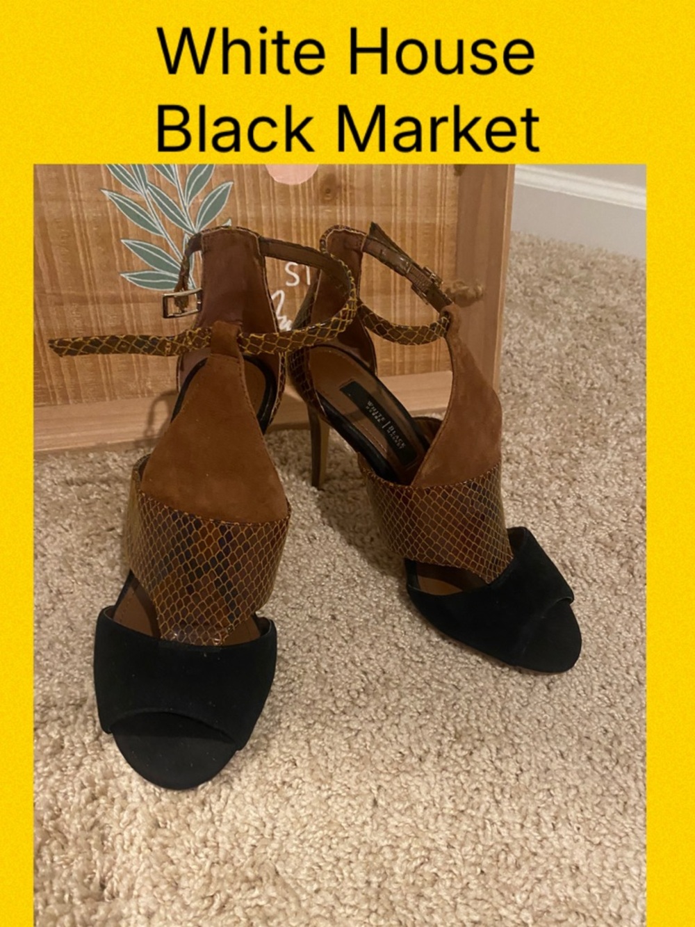 White House Black Market Heels Size 6.5